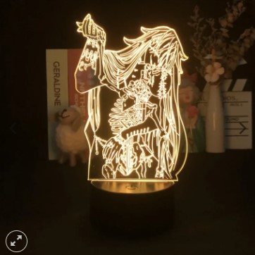 3D Lamp Black Butler Undertaker Manga Japanese Led Lamp - Black Butler Store