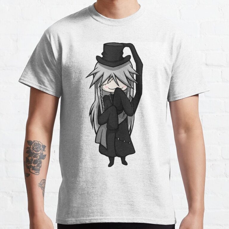 Black Butler Anime Undertaker T Shirt - Black Butler Store