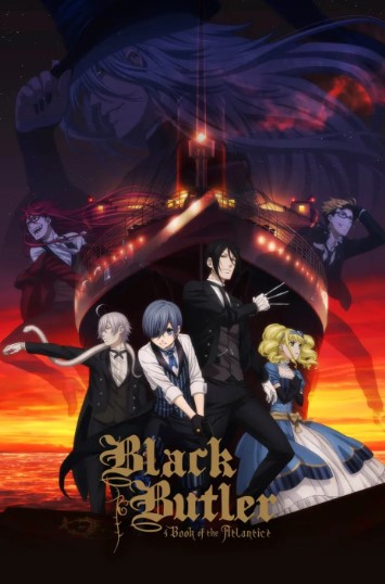 Black Butler Fire Backgorund Poster - Black Butler Store