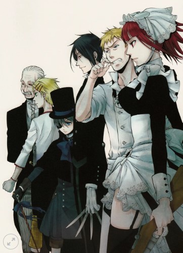 Black Butler Main Characteres Poster - Black Butler Store