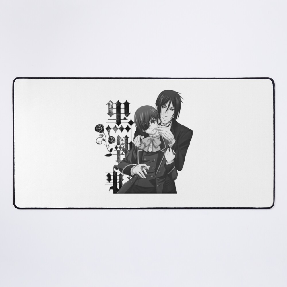 Black Butler Sebastian Black Rose Mouse Pad - Black Butler Store