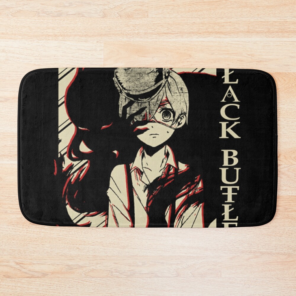 Black Butler Sebastianciel Bath Mat - Black Butler Store